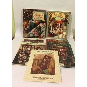 Christmas Holidays Quilting Books Pattern Lot